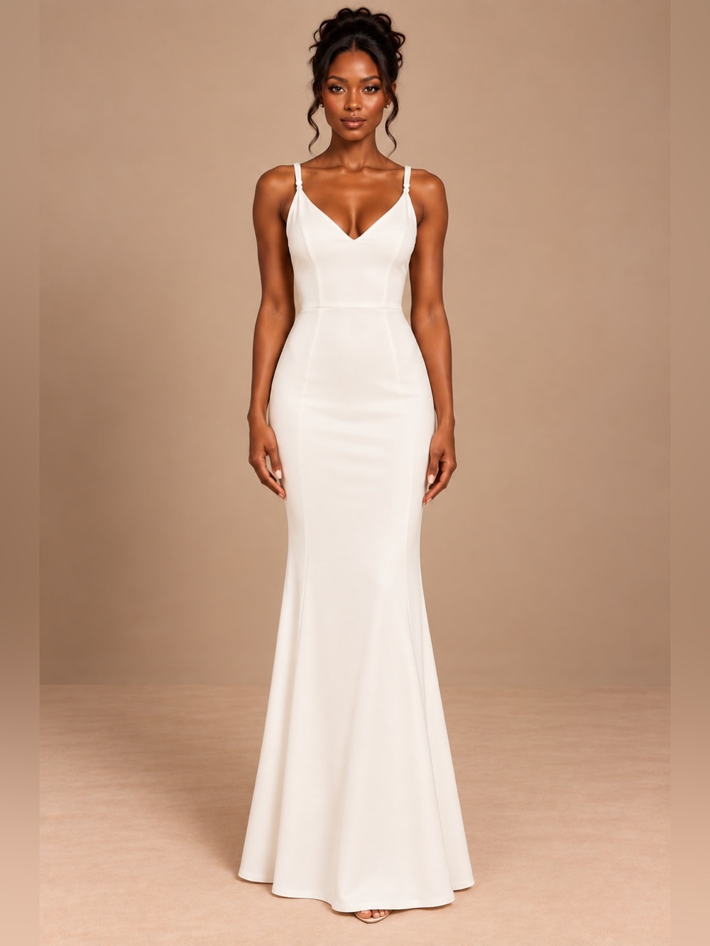 NWT-Infinite Glory White Maxi Dress